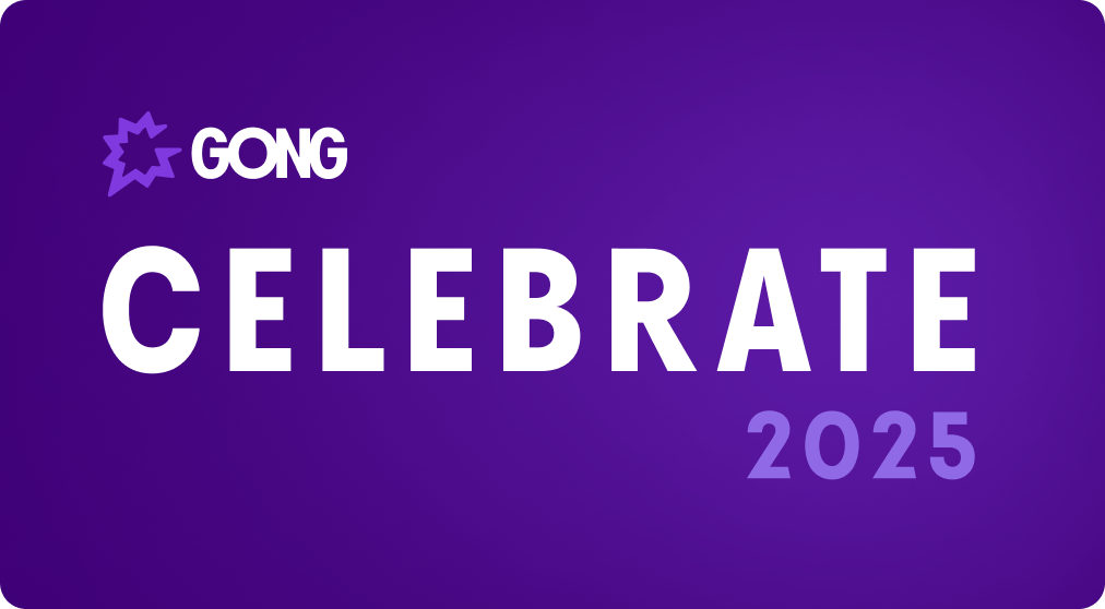 Gong Celebrate 2025 Event